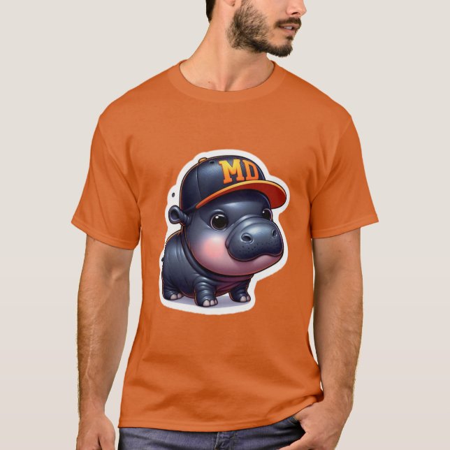 Camiseta Pygmy Hippo 10 (Frente)