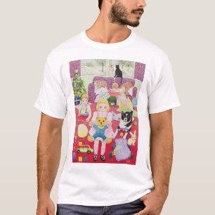 Camiseta Pyjamas do Natal do ursinho
