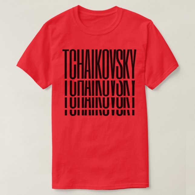 Camiseta Pyotr Ilyich Tchaikovsky (Frente do Design)