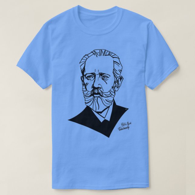 Camiseta Pyotr Tchaikovsky (Frente do Design)