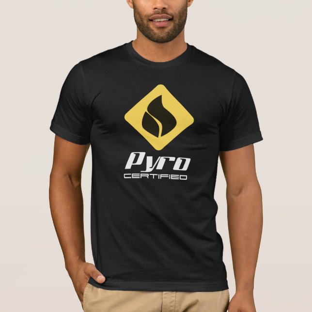 Camiseta Pyro certificado (Frente)