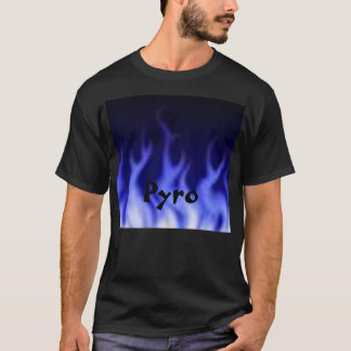 Camiseta Pyro com chamas