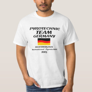Camiseta Pyrotechnic equipa - canal de véspera de ano novo