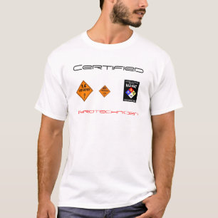 Camiseta Pyrotechnician certificado