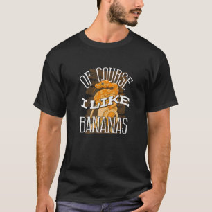 Camiseta Python Bola Banana Claro Que Eu Gosto de Bananas H