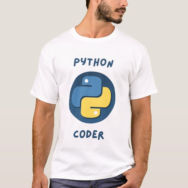 Camiseta Python Code Men Meia Capas T-Shirt (Frente)