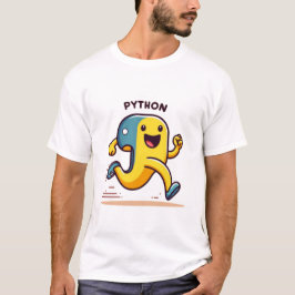 Camiseta Python ficando engraçado