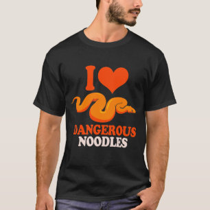 Camiseta Python Love Noodles Perigosos Ball Python Cobra