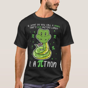 Camiseta Python Pi - Símbolo de Matemática - Professor Pi D