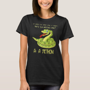 Camiseta Python Pithon Pi Símbolo Engraçado Matemática Teac