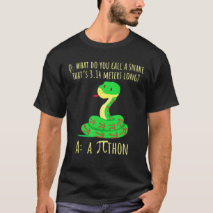 Camiseta Python Pithon Pi Símbolo Engraçado Matemático P