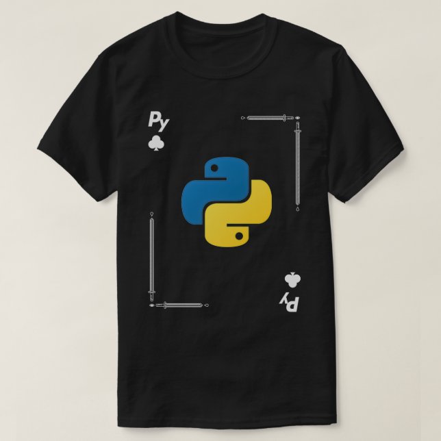 Camiseta Python Poker (Frente do Design)