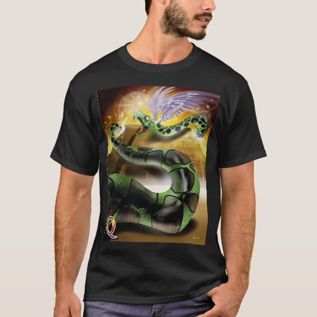 Camiseta Q é para Quetzalcoatl (Frente)