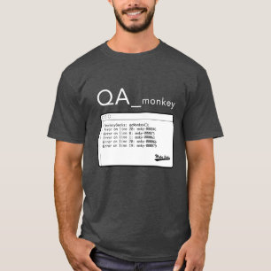 Camiseta QA Macaco-branco