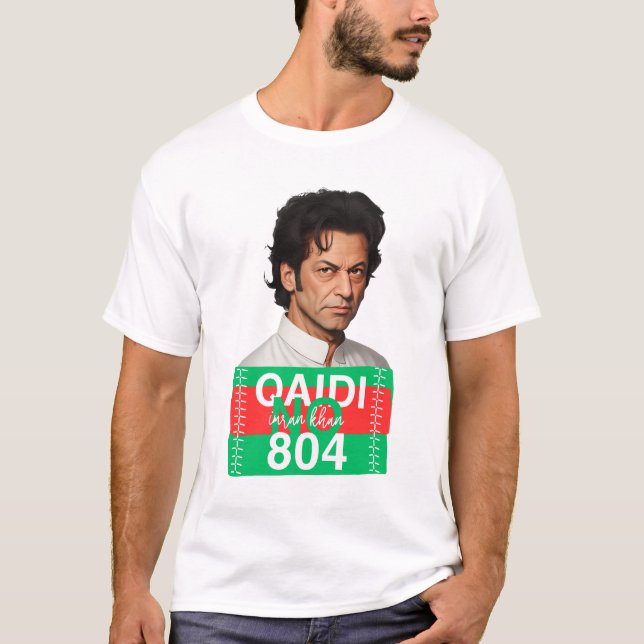 Camiseta Qaidi N.o 804 Imran Khan T-Shirt (Frente)