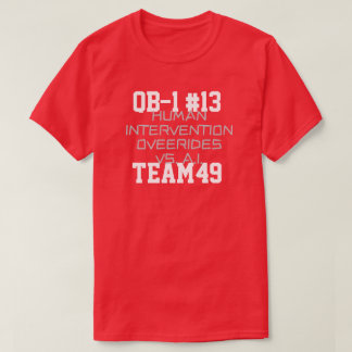 CAMISETA QB- 13 INTERVENÇÃO SOBRE A I.