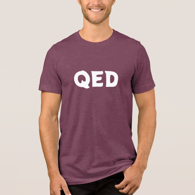 Camiseta QED (Frente)