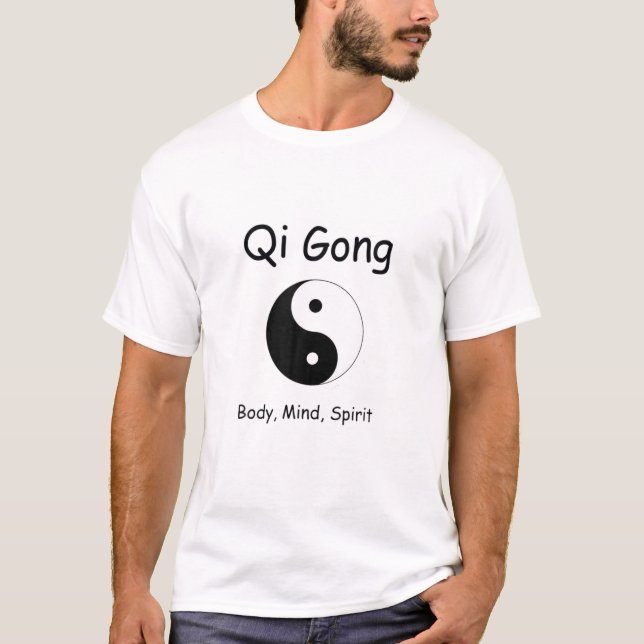 Camiseta Qi Gong , Body Mind Spirit Tee (Frente)