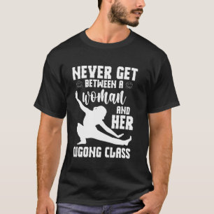 Camiseta Qigong Meditação Chinesa Tai Chi Artes Marciais Qi