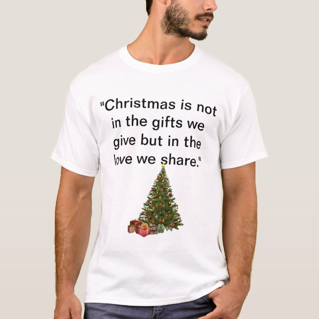 Camiseta Qoute de Natal (Frente)