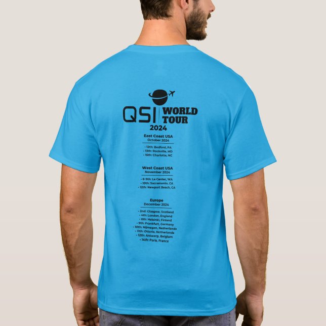 Camiseta QSI - Tour mundial 2024 (Verso)