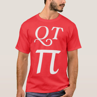 Camiseta QT Pi Day Cutie Pie Engraçado Matemática Pun Tea