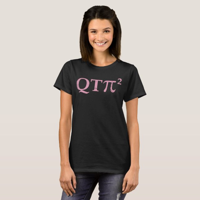Camiseta QTPI para sua torta de Cutie afligiu o design (Frente Completa)
