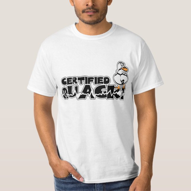 Camiseta Quack Duck certificado (Frente)