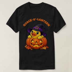 Camiseta Quack-o’-Lantern Pato de Borracha Halloween