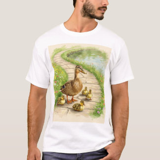 Camiseta Quack Squad - Parada Adorável da Natureza