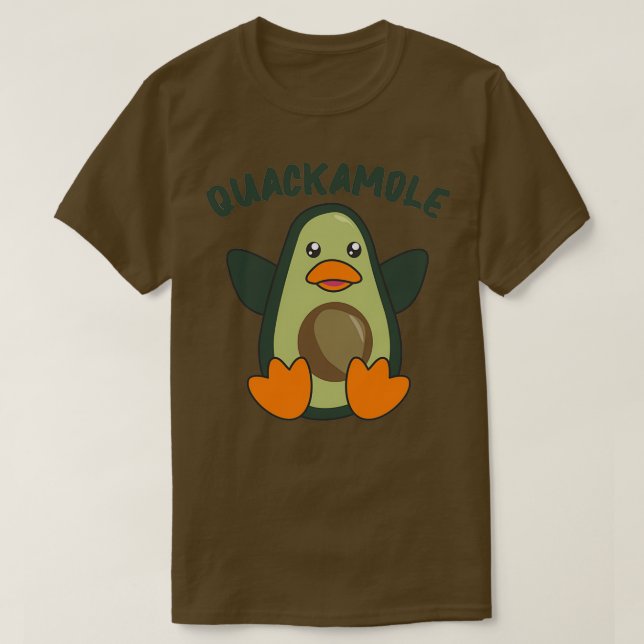 Camiseta Quackamole Docinho Avocado Pun Avocados 4 (Frente do Design)