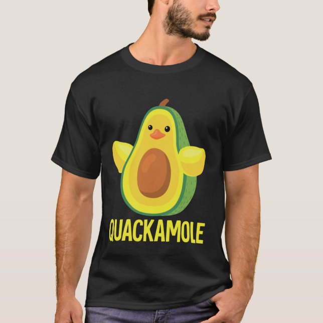 Camiseta Quackamole I Quack Duck chick goose Avocado (Frente)