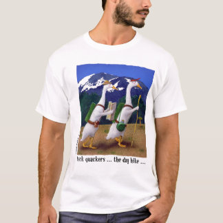 Camiseta Quackers traseiros… a caminhada do dia…