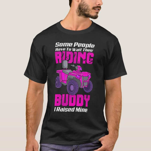 Camiseta Quad Bike Off Roading Atv Riding Buddy Quatro Roda (Frente)