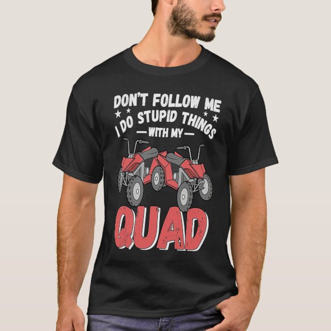 Camiseta Quad mud motorcross adrenaline ride (Frente)
