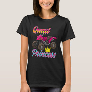 Camiseta Quad Princess 4 Rodas ATV Quad Biking Womens Gi