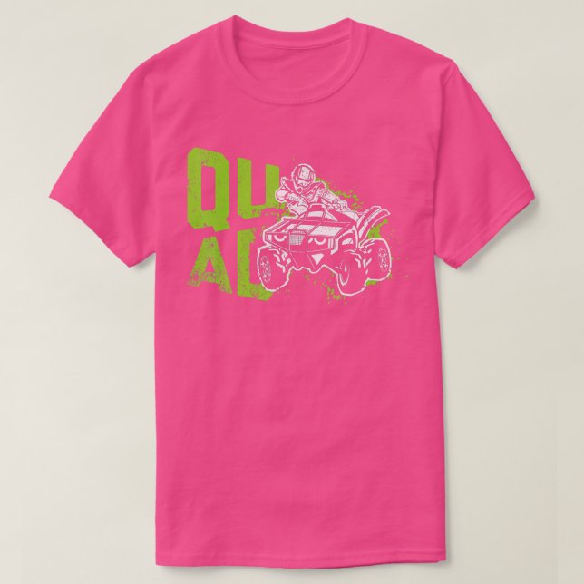 Camiseta Quad Retro Quad Rodinho Quad Riding Quatro Rodas A (Frente do Design)