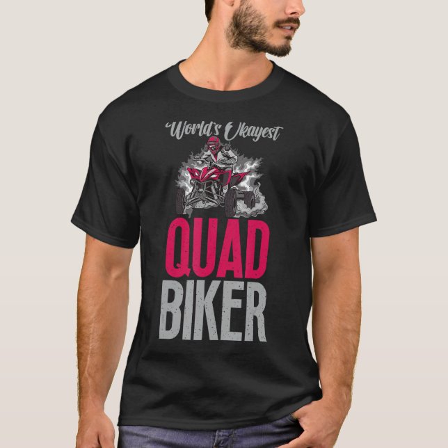 Camiseta Quad Riding Quad Biker do Mundo (Frente)