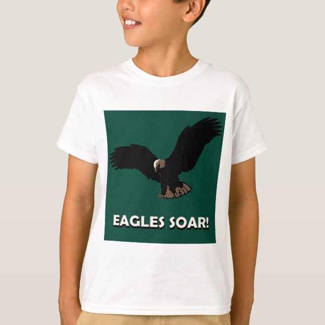Camiseta Quadrado de Eagle do vôo (Frente)