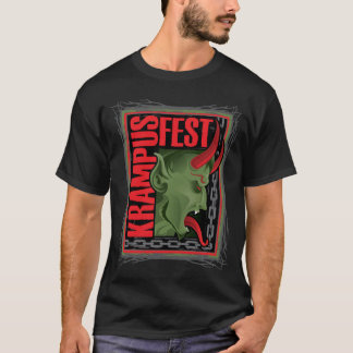 Camiseta Quadrado de Krampus (preto T)