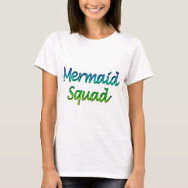 Camiseta Quadrado de Mermaid
