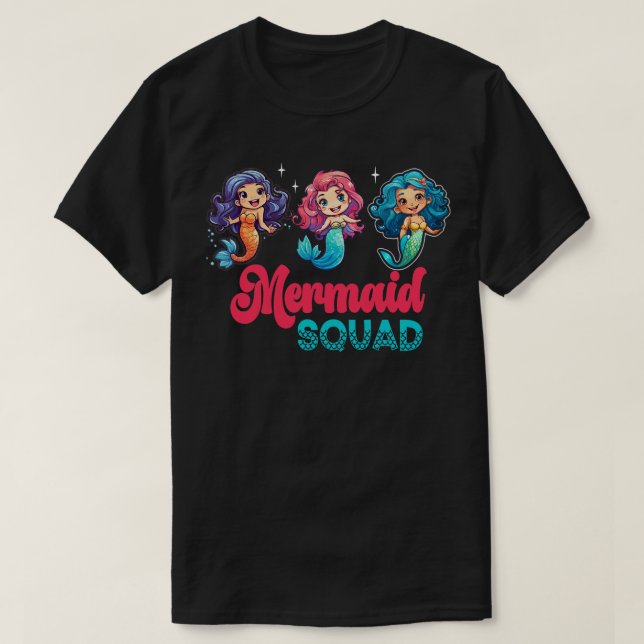 Camiseta Quadrado de Mermaid (Frente do Design)