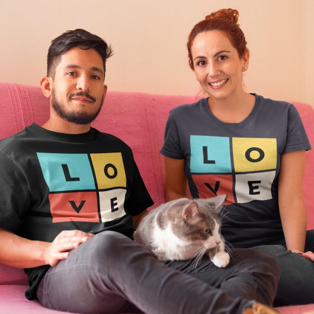 Camiseta Quadrado Do Amor (Criador carregado)