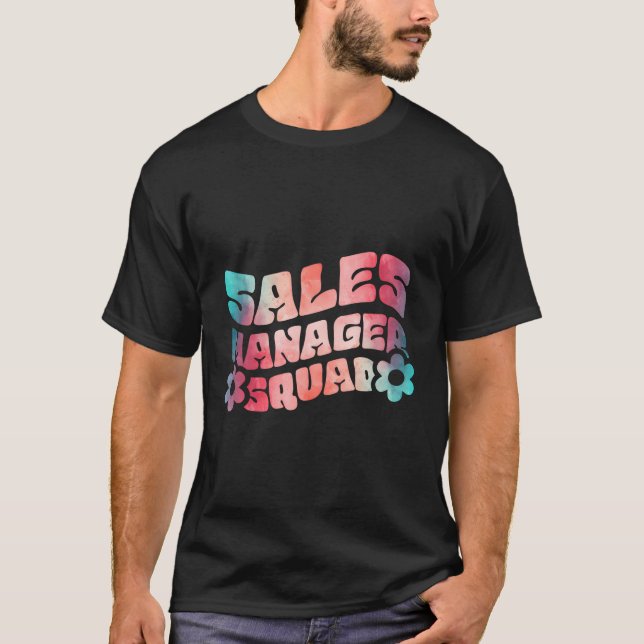 Camiseta Quadrado do gerente de vendas (Frente)