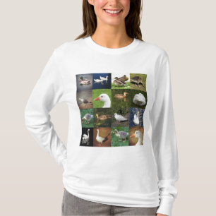 Camiseta Quadrado dos retalhos da foto - pássaros
