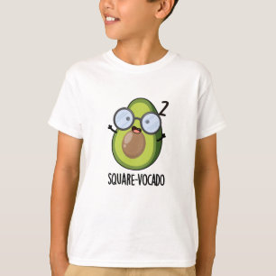 Camiseta Quadrado Engraçado Funny Avocado Puns