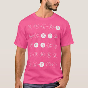 Camiseta Quadrado Mágico Latino Sator Sator Arepo Tenet Ope