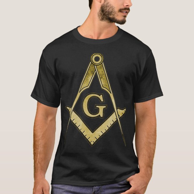 Camiseta Quadrado Masônico e Compass (Frente)