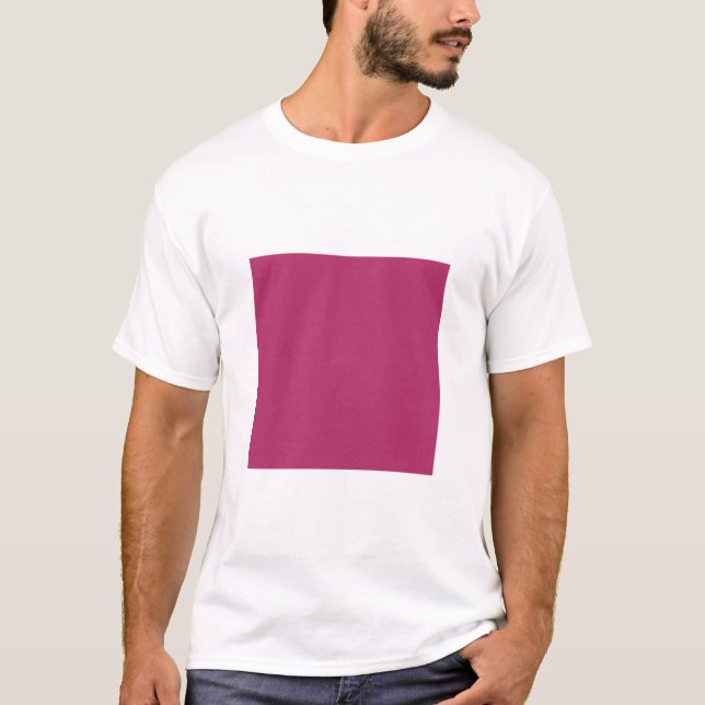 Camiseta Quadrado Simples - Crimson (Frente)