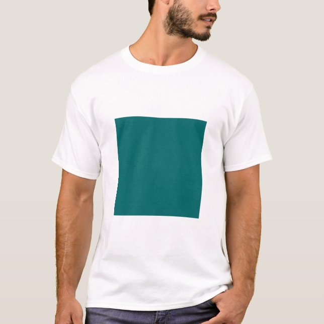 Camiseta Quadrado Simples - Verde Moss (Frente)